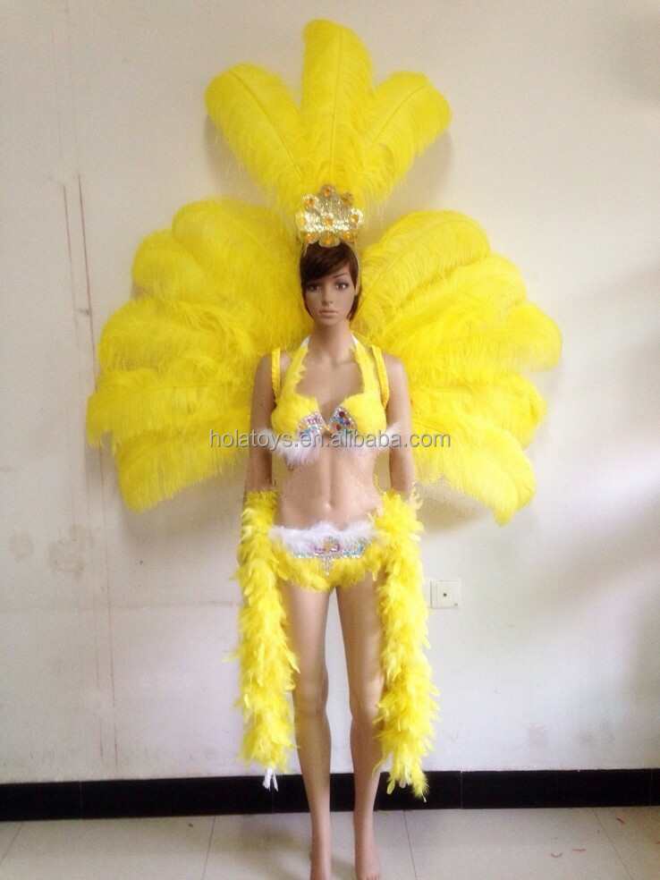 サンバコスチューム、￼サンバ衣装 Amazon.co.jp: QLPLYZON 1 Samba Costume, Feather, Cosplay
