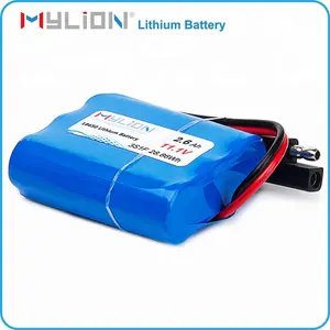 Célula de batería de iones de litio, 11,1 voltios, 2600mah, precio de fábrica