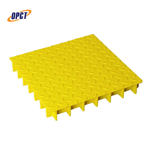 <span class=keywords><strong>Résine</strong></span> <span class=keywords><strong>Composite</strong></span> frp grp carré en fiber de verre maille moulé <span class=keywords><strong>caillebotis</strong></span> - Product Image 1