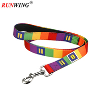 Laisse de chien colorée imprimée personnalisée collier pour animaux de compagnie confortable élégant Premium polyester moderne luxe élégant Simple tactique