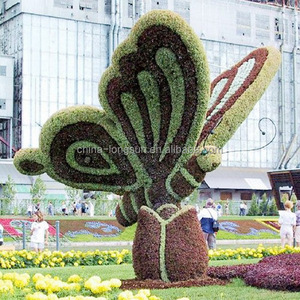 LSWS15122608 Fabricación al por Mayor de Topiario <span class=keywords><strong>Artificial</strong></span> de Buxus con Forma de Mariposa para Decoración de Jardines y Paisajes - Product Image 1