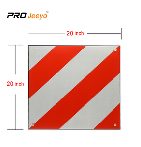 20 "x 20" الألومنيوم عاكس تحذير السلامة المرورية شاحنة تسجيل - Product Image 3