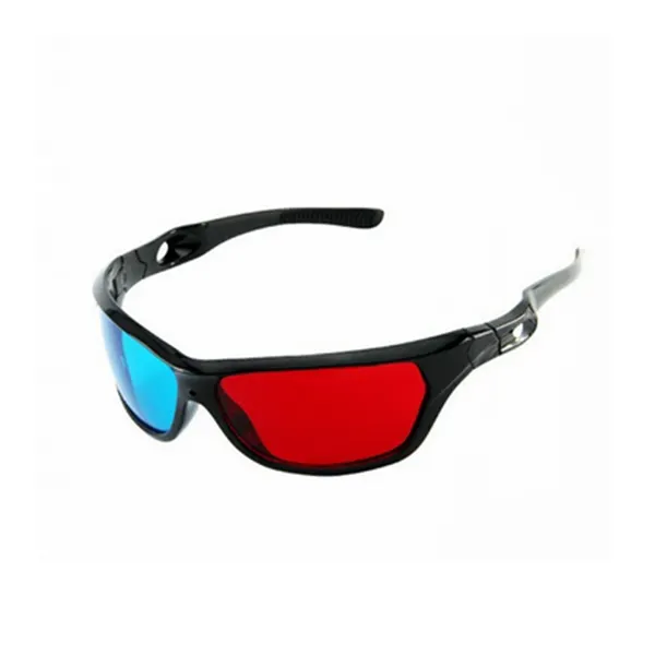 Plastic 3D Glasses Universal ABS Cyan Anaglyph Movie Game ,for Watching 3D