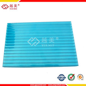 Yuemei marca curvas lexan hueco lámina de <span class=keywords><strong>policarbonato</strong></span> pc luz solar panel - Product Image 5