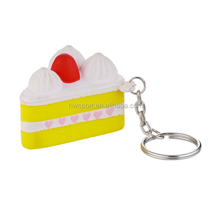 Biểu Tượng Tùy Chỉnh Quảng Cáo Quà Tặng Móc Khóa PU Bọt Táo/Chuối/Dâu Tây Hình Dây Móc Khóa Khuyến Mại Giá Rẻ Căng Thẳng Bóng - Product Image 5