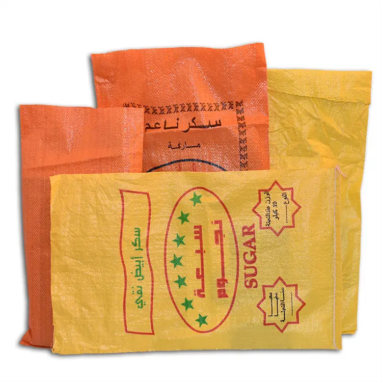 रासायनिक चीनी 50 kg पीपी बैग बोरियों बुना बैग