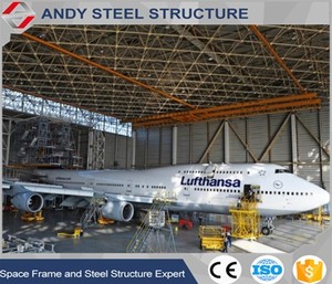 Chine Usine <span class=keywords><strong>de</strong></span> structure en acier La Chine fabrique un <span class=keywords><strong>hangar</strong></span> à avions à structure en acier avec une forte résistance sismique et au vent avec une toiture à ossature en acier <span class=keywords><strong>de</strong></span> bon service - Product Image 6