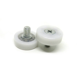 Puleggia con cuscinetto rivestito in plastica <span class=keywords><strong>DR22</strong></span> B1L8 <span class=keywords><strong>DR22</strong></span> C1L8 per cassetto portamonete, puleggia a vite da 22mm, cuscinetto di ricambio per cassetto - Product Image 4