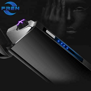 ولاعة سجائر كلاسيكية أنيقة جداً طراز FR-617 لعام <span class=keywords><strong>2026</strong></span> مصنوعة من سبائك الزنك مع منفذ <span class=keywords><strong>USB</strong></span> ومؤشر للبطارية، مثالية للهدايا - Product Image 5