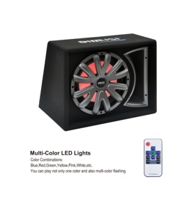 DIBEISI Subwoofer personnalisé de 600 <span class=keywords><strong>watts</strong></span>, 12 pouces, avec caisson et amplificateur, caisson de basses actif de 8 pouces pour <span class=keywords><strong>voiture</strong></span> - Product Image 2