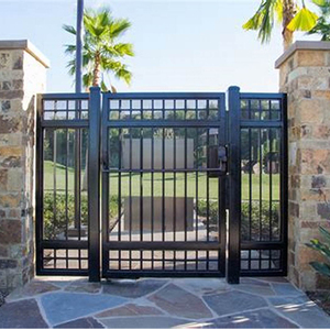Porte principale <span class=keywords><strong>de</strong></span> conception <span class=keywords><strong>de</strong></span> porte <span class=keywords><strong>en</strong></span> fer forgé <span class=keywords><strong>de</strong></span> haute qualité <span class=keywords><strong>en</strong></span> acier <span class=keywords><strong>en</strong></span> métal moderne - Product Image 6