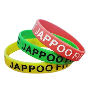 Factory High Quality Custom Silicone Wristbands Rubber Bracelets,Make Your Own Promotional Wristbands With Texts and Logos