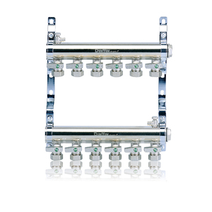Zhejiang fabbrica di controllo manuale in ottone valvola collettore acqua DN25 in ottone <span class=keywords><strong>collettori</strong></span> 16mm Pex tubo <span class=keywords><strong>riscaldamento</strong></span> <span class=keywords><strong>pavimento</strong></span> Pex tubo - Product Image 4