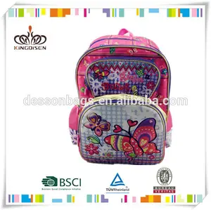 корейский мода 3d ева бабочки школу рюкзак сумки для девочек от оптового поставщика