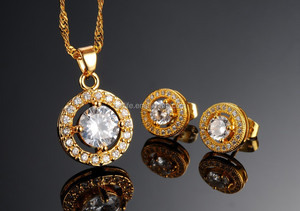 Harga Pabrik Langsung Desain Liontin Emas <span class=keywords><strong>Tanishq</strong></span> Lapisan Emas Kuning 18K Berlapis Tembaga - Product Image 2
