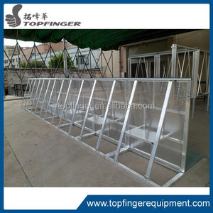 Sáng tạo hottest <span class=keywords><strong>paypal</strong></span> chấp nhận xách tay chất lượng cao trọng lượng nhẹ nhôm đám đông barrier cho road - Product Image 2