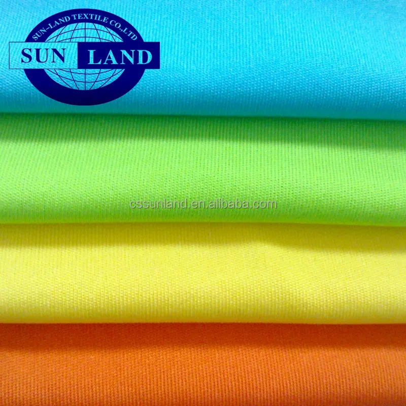 Summer running lining sports t shirts 100 polyester 75D/72F weft knitting interlock fabric