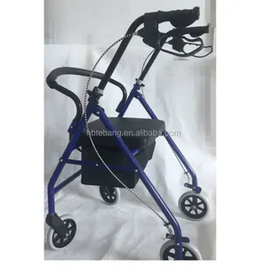 Lightweight Foldable Convenient Rollator For Elder With 6 Wheels