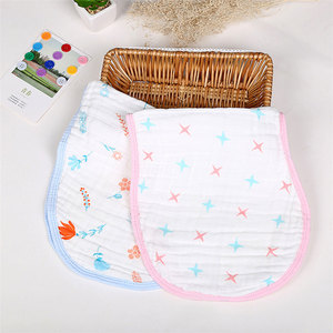 Elinfant <span class=keywords><strong>2</strong></span> pcs/lot organic cotton gauze muslin baby bib bandanas soft breathable baby Burp towel - Product Image 5
