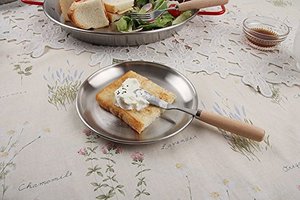 Piatto <span class=keywords><strong>da</strong></span> pranzo rotondo in acciaio inossidabile 9.0 304 lucido opaco, piatto <span class=keywords><strong>da</strong></span> campeggio <span class=keywords><strong>esterno</strong></span>, senza BPA - Product Image 3