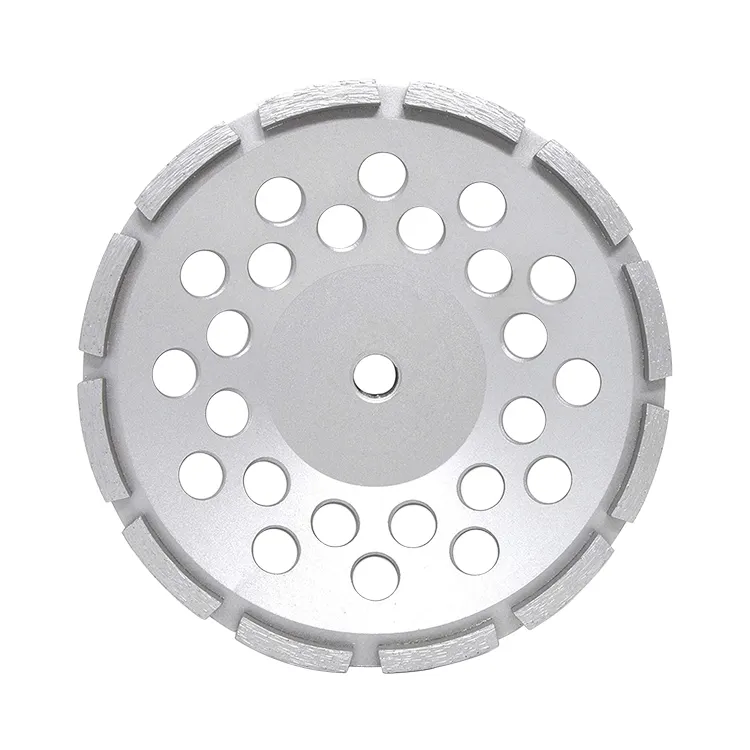 Single Row Diamond Grinding Disc Cup Wheel untuk Batu Marmer Granit Genteng Beton