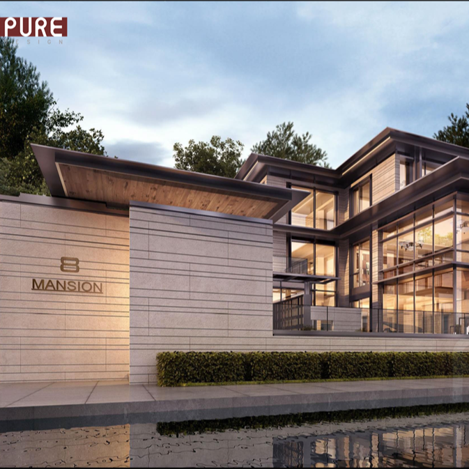 Лучшая вилла 3d дизайн Бали этаж 2 этажный отдельно Стоящий Дом