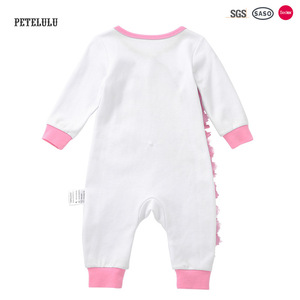 Linnen layouts of the baby from the newer sleeve rompers kids jumpsuit icing ruffle jumpsuit least wholesale - Product Image 2