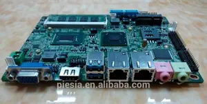 Intel dual core pos placa-mãe com fan suporte tela de toque com a intel gráficos hd