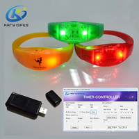 Pulsera con Temporizador LED de Silicio, Control por Software, Resistente al Agua, API y SDK