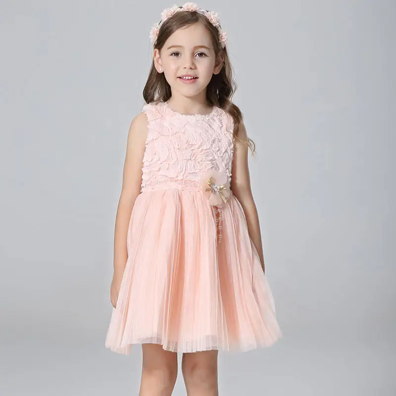 Ágil nombre marca niñas niños vestidos diseños de niña de invierno vestido de 4-12 años