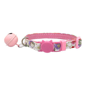 Mini estilo de productos para mascotas suave cómoda seguridad flor <span class=keywords><strong>Collar</strong></span> de cabeza de gato broche Pet <span class=keywords><strong>Collar</strong></span> Bell con hebilla de seguridad y bell - Product Image 3