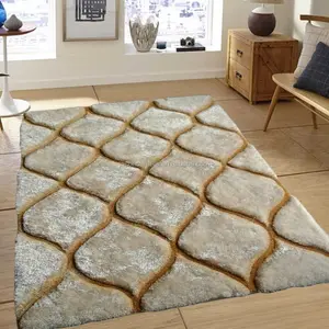 Usine de tapis de chambre personnalisé forme tapis polyester 3D tapis shaggy tapis
