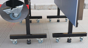 Table de ping-pong de haute qualité fabriquée par Konford Factory, vente en gros, table de tennis de table personnalisée 30/40/50, table de ping-pong avec pieds à roulettes - Product Image 5