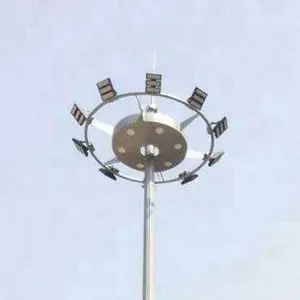 New arrival hot dip galvanizado torres de tipos de postes de iluminação de alta mastro de elevação automática
