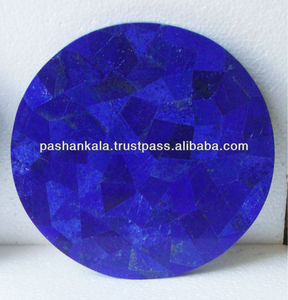 Tablero de Mesa de Centro de Piedra Preciosa Lapislázuli - Product Image 1