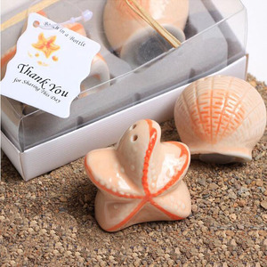 海星和蜗牛海滩主题婚礼装饰免费纪念品礼物 - Product Image 1