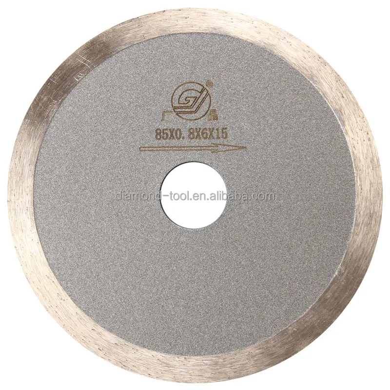 high cost-effective 3.2 inch 85mm super thin diamond cutting saw blade for glass