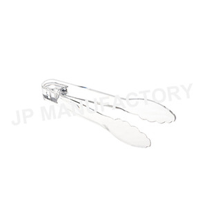 Wholesale 22 cm 9 Inch Long Unbreakable Polycarbonate <strong>Plastic</strong> <strong>Tongs</strong> for Bakery Barbecue Buffet-Utensils - Product Image 4