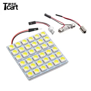 T10 Ba9s 36 Light SMD Full Panel Dome Festoon Package Deal LED Lights For Cars Interior