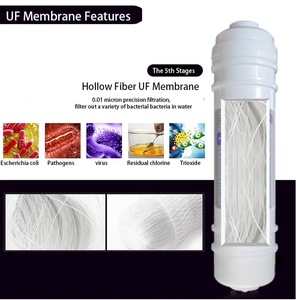 Filtre purificateur d'<span class=keywords><strong>eau</strong></span> ioniseur minéral à 6 étages pour comptoir de cuisine, <span class=keywords><strong>non</strong></span> électrique, adoucisseur avec UF alcalin en ligne - Product Image 6