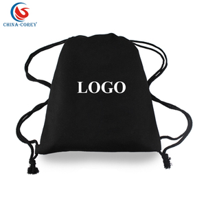 กระเป๋าหูรูดผ้าใบผ้าฝ้าย/กระเป๋าเป้ผ้าใบเปล่า - Product Image 2