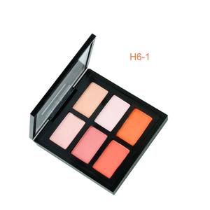 Minérale et poudre 6 couleur blush étanche avec rectangle palette forme - Product Image 2