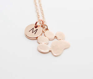 <span class=keywords><strong>Collar</strong></span> con estampado <span class=keywords><strong>de</strong></span> pata <span class=keywords><strong>de</strong></span> perro, gato, amante, mascota, letras personalizadas, nuevo diseño - Product Image 3