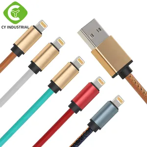 충전 및 데이터 전송 8 핀 빛 가죽 USB 데이터 케이블 6