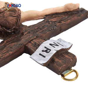 Resurrezione di Cristo resina religiosa presepe di natale figurine mestiere - Product Image 3