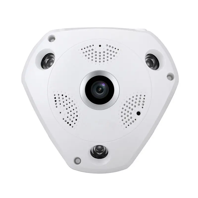Yüksek kaliteli IP 1.3 MP balıkgözü Lens 360 derece panoramik görünüm IP VR 360 balık gözü kamera tavan kamera promosyon fiyat