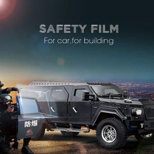 Ventana a prueba de balas película 2Mil 4mil 8mil 12mil PET UV99 % cerámica nano película de seguridad para el coche ventana - Product Image 1