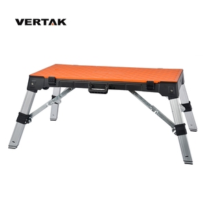VERTAK-Plataforma <span class=keywords><strong>de</strong></span> andamio multifunción 4 en 1, portador <span class=keywords><strong>de</strong></span> enredadera, <span class=keywords><strong>banco</strong></span> <span class=keywords><strong>de</strong></span> <span class=keywords><strong>trabajo</strong></span> <span class=keywords><strong>plegable</strong></span> <span class=keywords><strong>de</strong></span> aluminio para garaje - Product Image 4