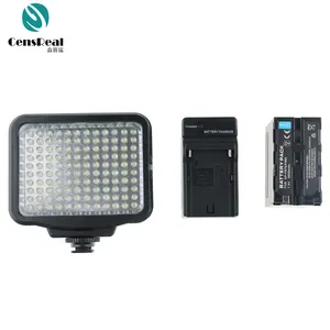 Güvenli ödeme çin led ampul 5009 video ışığı kamera led lityum pil ve şarj cihazı