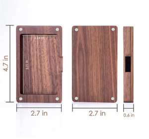 Đóng Cửa Từ Tính Với Chủ Thẻ Kinh Doanh Gỗ Thẻ Kinh Doanh Trường Hợp Chủ Thẻ Gỗ - Product Image 4